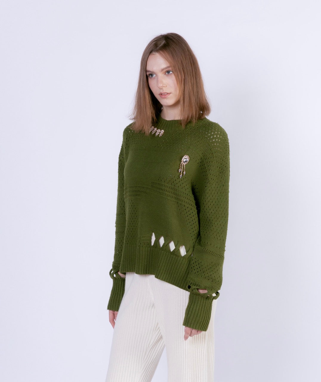 Green Sweater