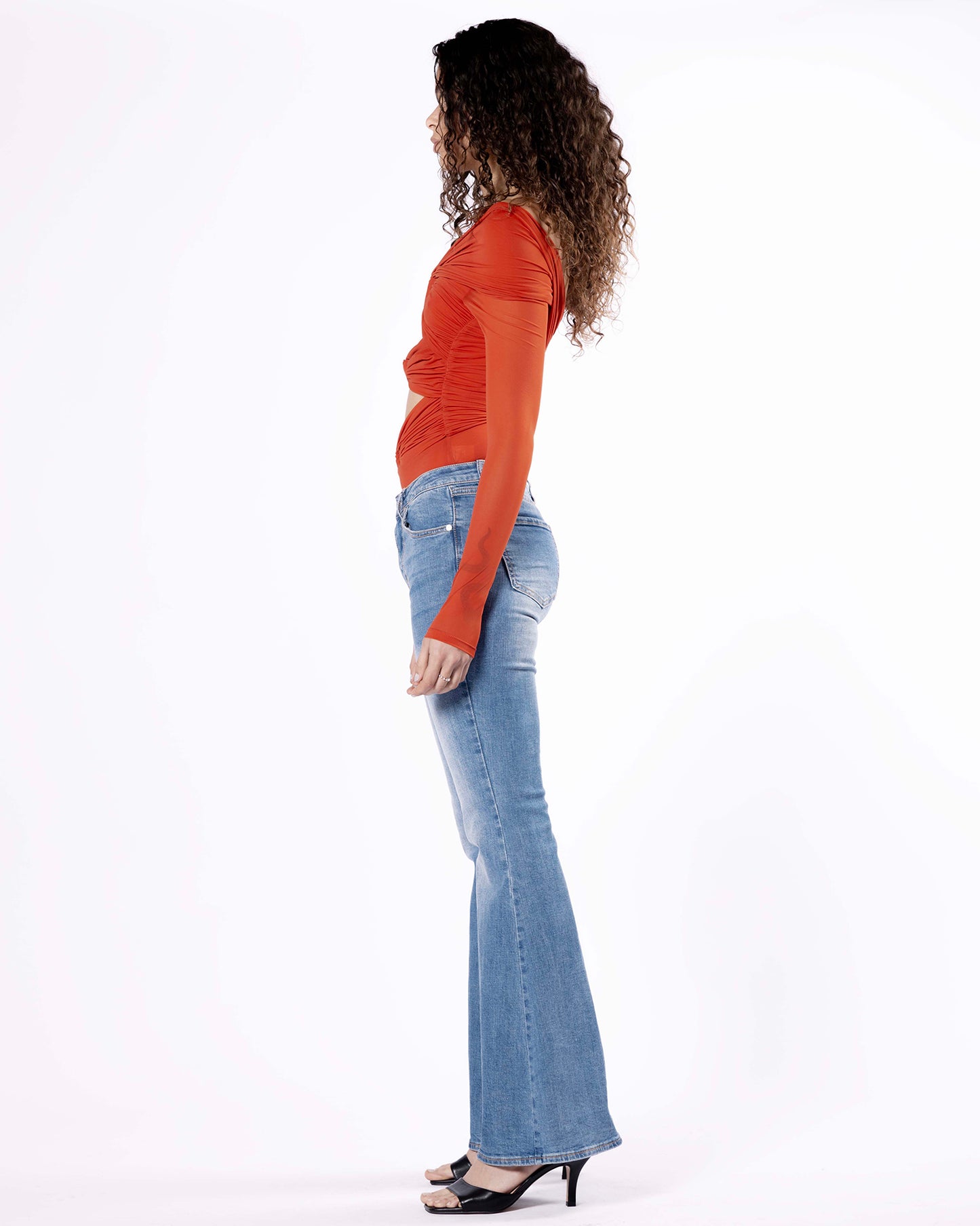 Flared jeans