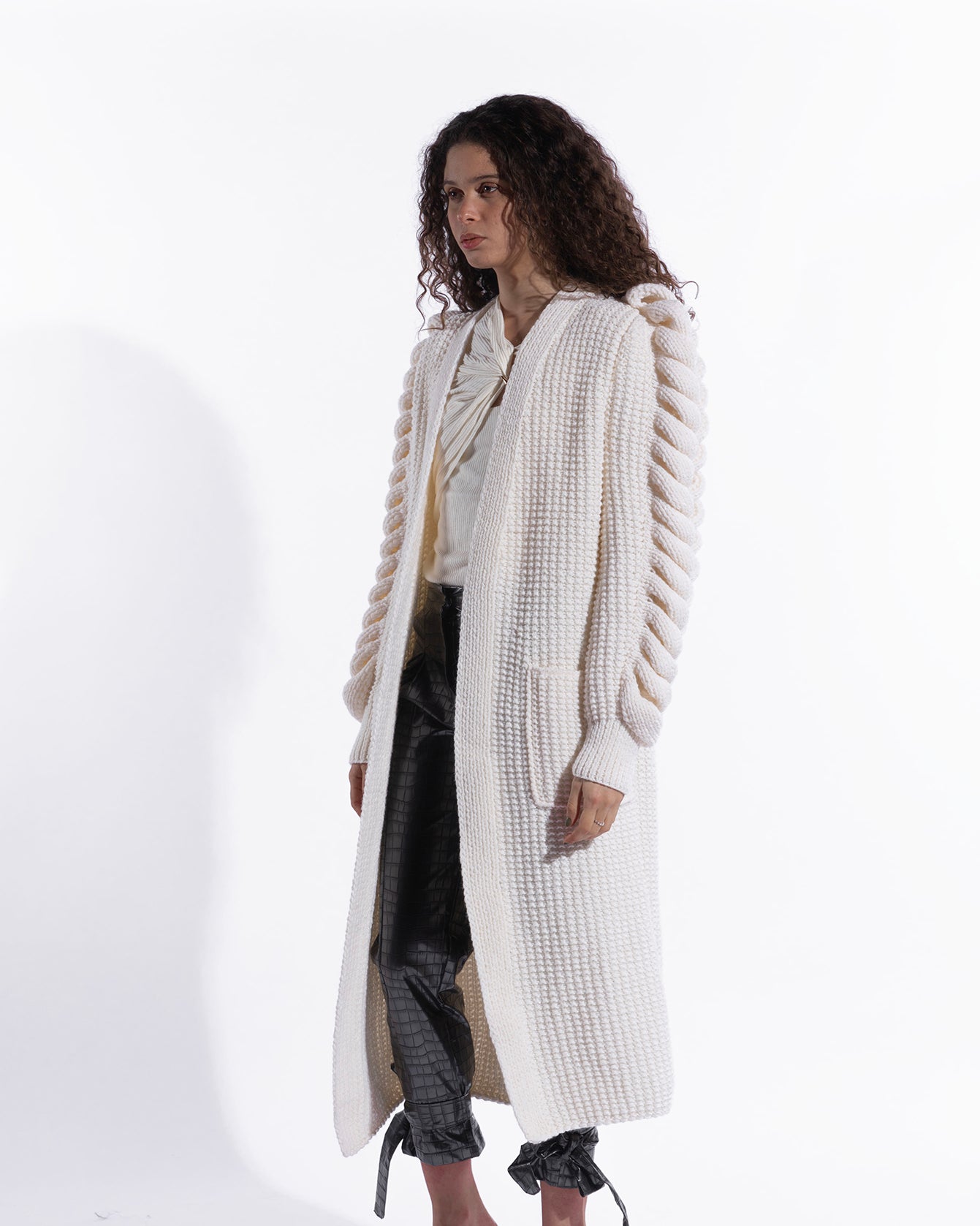 Knit coat