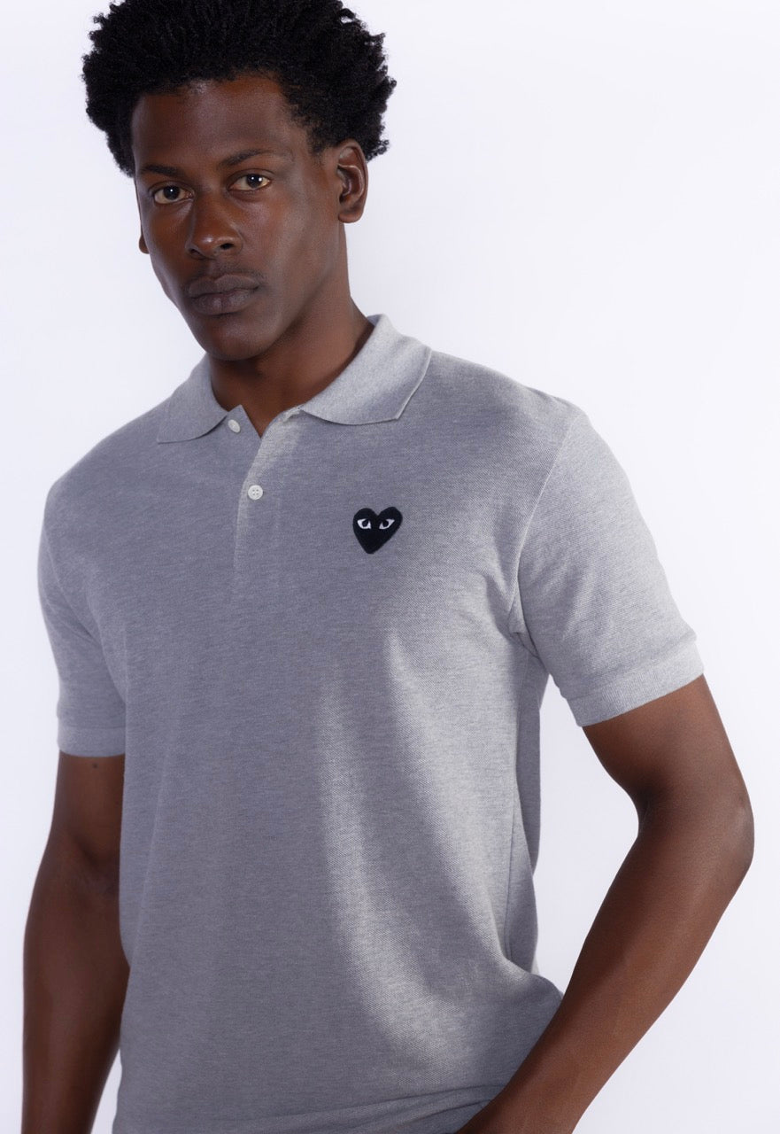 Grey polo t-shirt