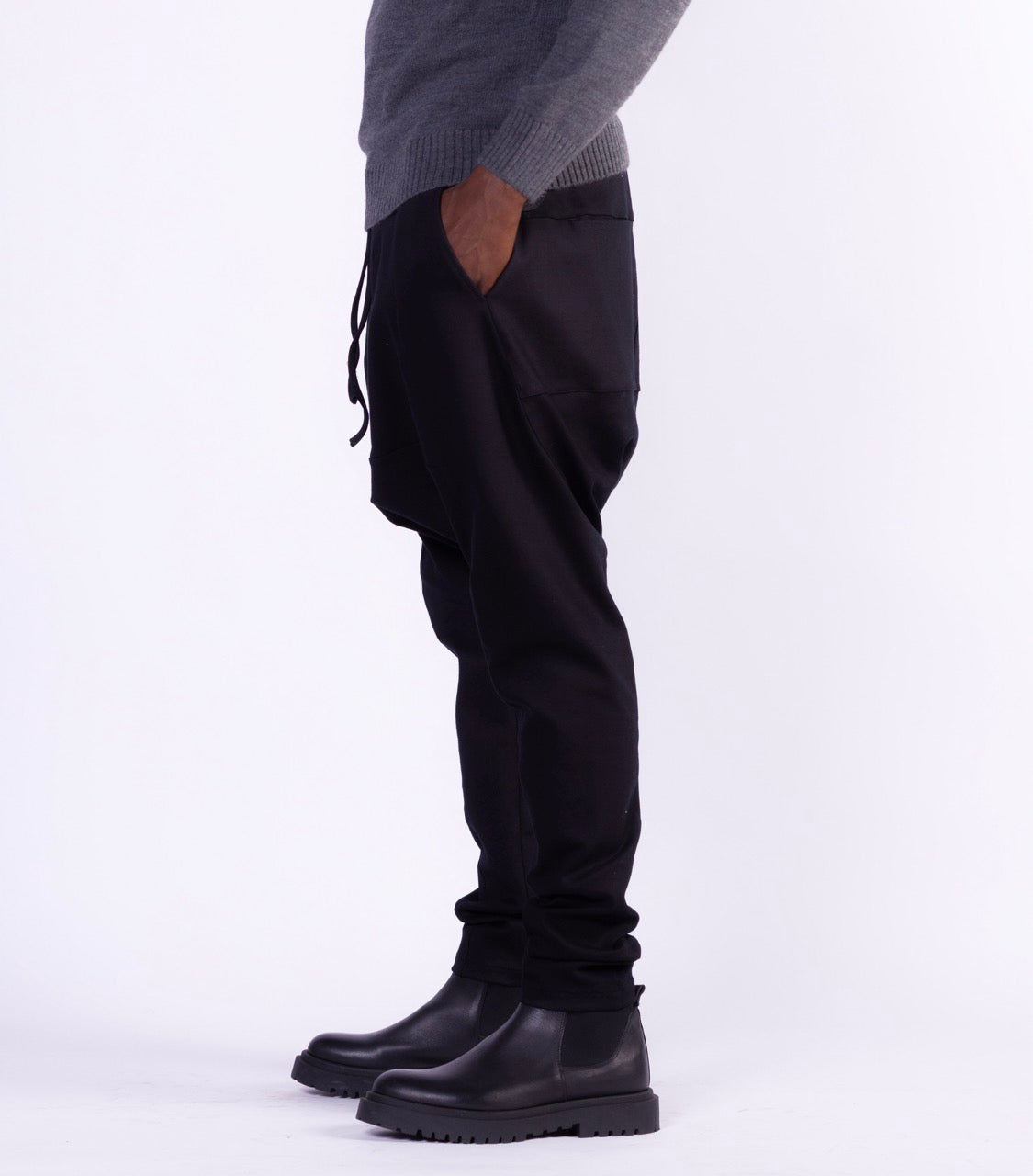 Black cotton pants