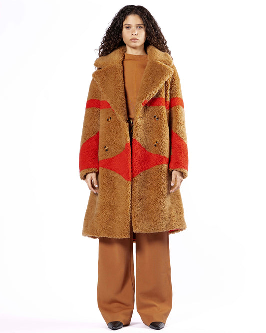 Sherling Camel/Red Coat